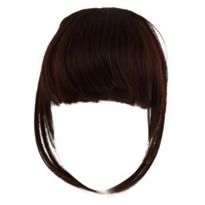 Clip Bangs Hair Extensions for Women Fake Bangs Hair Clip Hair Accessories for Thin or Thick Hair Realistic Bangs Pieces Easy to Use Hair Bangs Clip